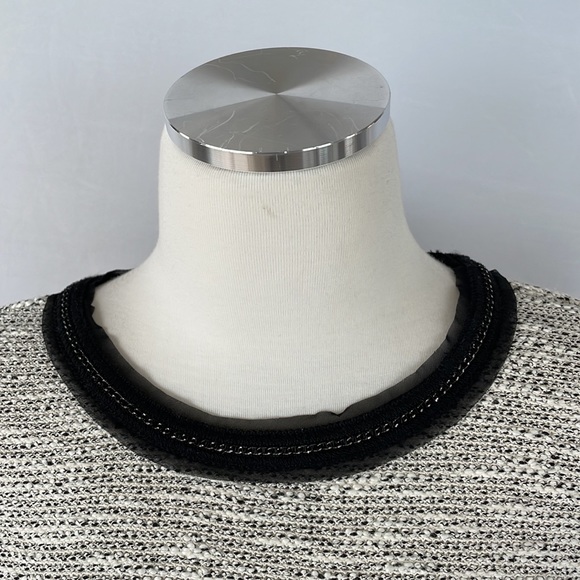 NWT WHBM Tweed Chain Boxy Top Size Small - Picture 14 of 16